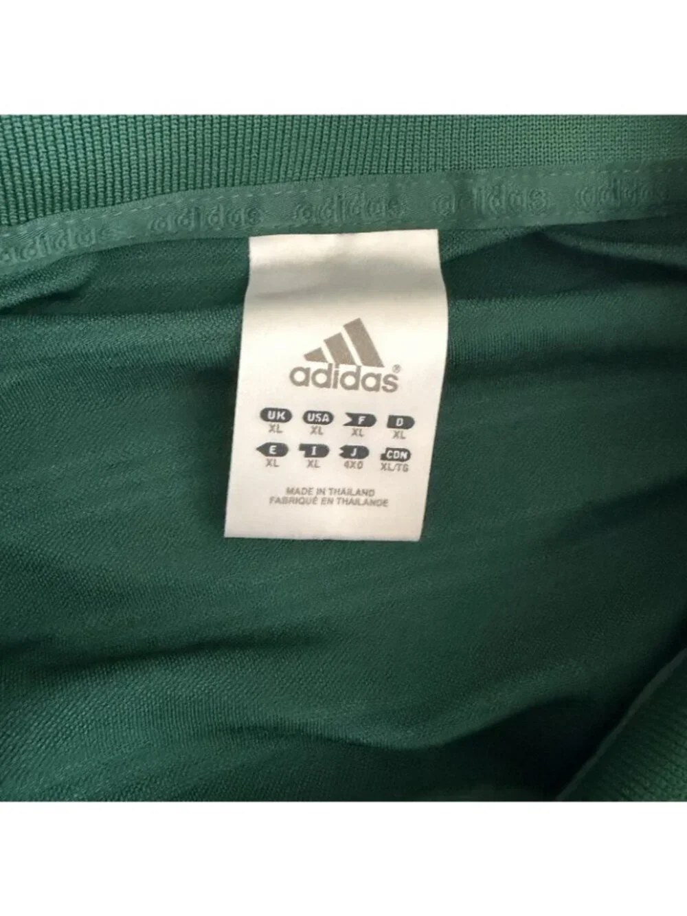 Adidas Climalite Mens XL Polo Shirt Emerald Green Stripe Short Sleeve